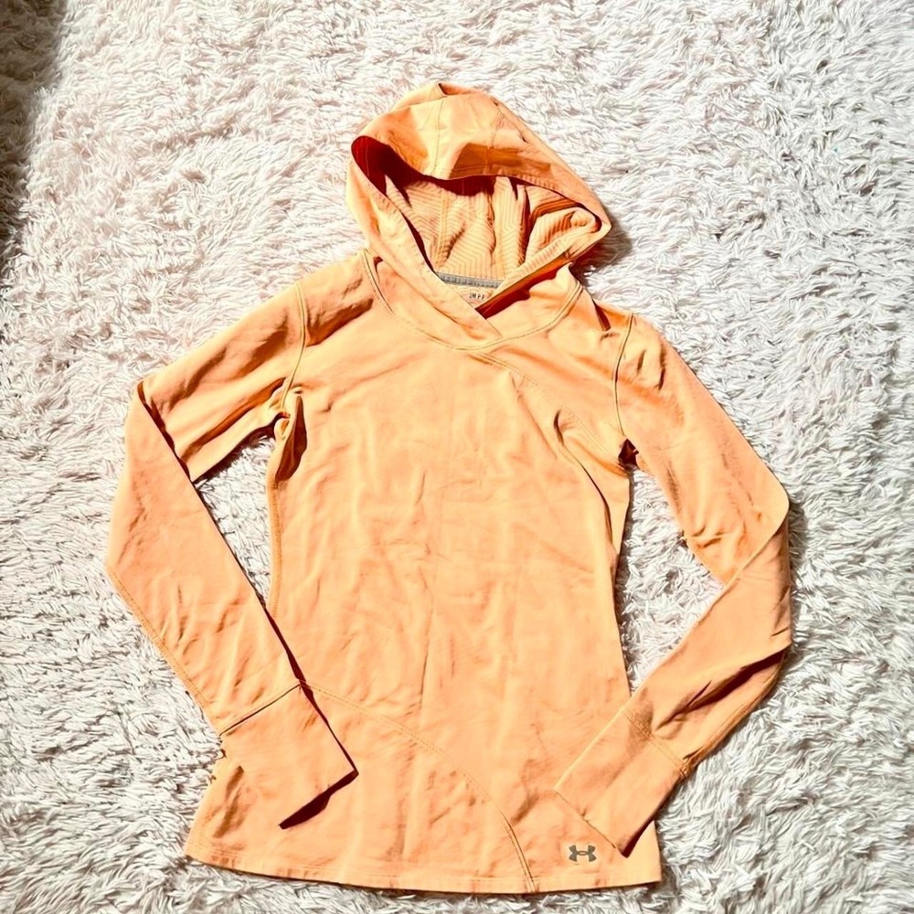 Under Armour Coldgear Infared Evo Hoodie Womens S Athletic Layering Runner Hiker